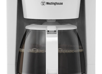 Cafetera Westinghouse WKCMYD19WH | 12 tazas | Filtro permanente | Blanca