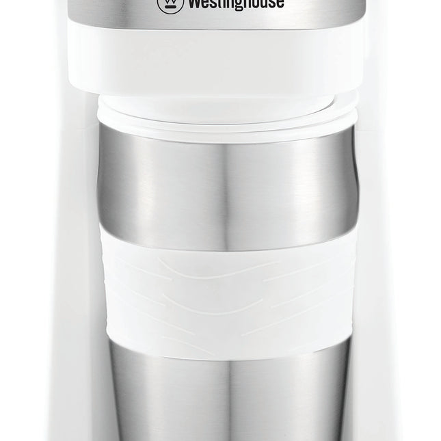 Westinghouse cafetera individual con mug térmico blanca -WKCMGO11WH