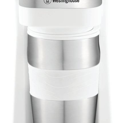 Westinghouse cafetera individual con mug térmico blanca -WKCMGO11WH