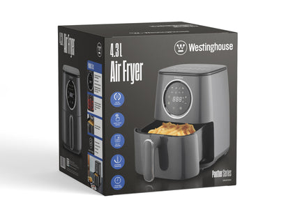Freidora de Aire Digital Westinghouse WKAF002 | 4.3 L | Negra | Digital