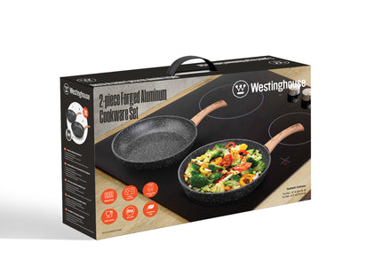 Westinghouse Set de Sartenes Mármol 24 y 26 cm, WCCS008502EMBB