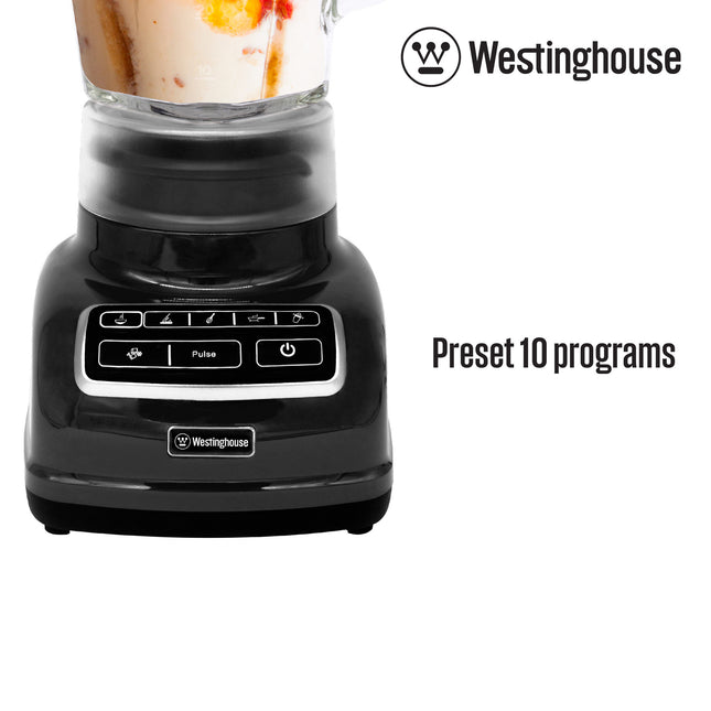 Licuadora Digital Westinghouse WKBEFL601BK | 2.3 L | 650W | 10 Programas | Negra