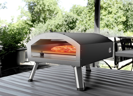 Horno eléctrico para pizza Westinghouse WBGLEG1201C18 | 13" con piedra refractaria | 400°C