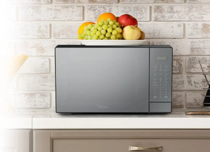 Microondas Midea MMDK14S2MB | 1.4 p³ | 1450 W | Puerta espejo negra | Timer y Auto‑defrost