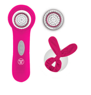 Cepillo Facial Westinghouse WH1171 | Incluye banda para cabello | 5 cabezales | Recargable