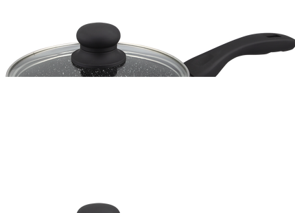 Olla con Tapa Westinghouse WCSP0009018MBB | 18 cm | Mármol Negro