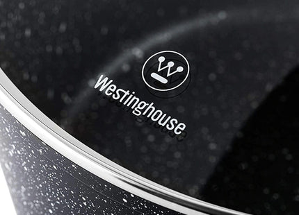 Cacerola Westinghouse WCCC0009028MBB | 28 cm | Mármol Negro | Con Tapa | Antiadherente