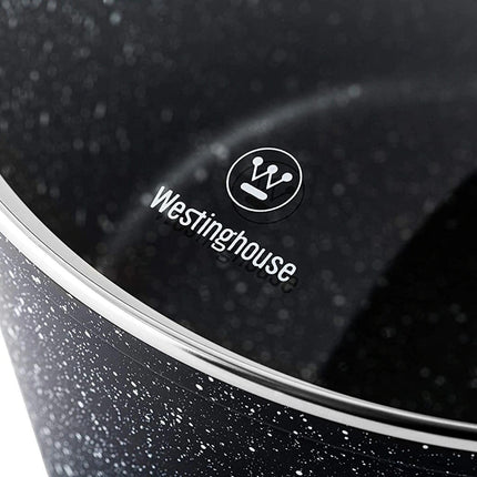 Cacerola Westinghouse WCCC0009028MBB | 28 cm | Mármol Negro | Con Tapa | Antiadherente