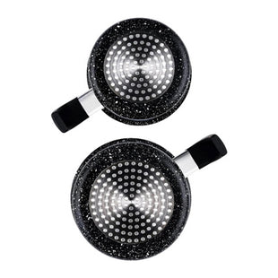 Set de 2 Ollas para Leche Westinghouse WCCS000902AMBB | 12 cm | Revestimiento tipo Mármol | Antiadherente | Color Negro