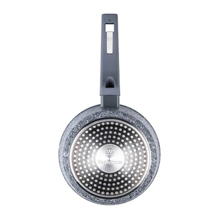 Olla con Tapa Westinghouse WCSP0070020GGY | 20 cm | Aluminio Fundido | Revestimiento Granito Gris | Compatible con Inducción