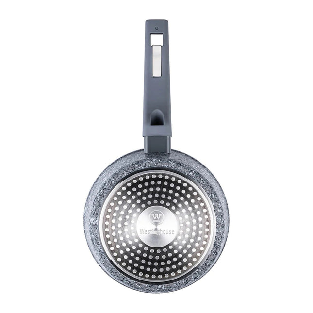Olla con Tapa Westinghouse WCSP0070020GGY | 20 cm | Aluminio Fundido | Revestimiento Granito Gris | Compatible con Inducción