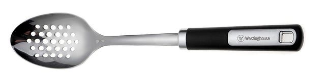 Cuchara Ranurada Westinghouse WCKT0081004 | Acero Inoxidable | Mango Ergonómico | Color Negro