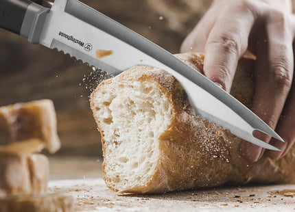 Cuchillo de Chef Westinghouse 8"/20cm WCKF007902ABK | Espiga completa | Mango suave con remaches triples | Acero inoxidable