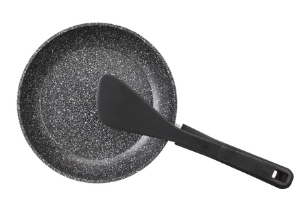 Sartén Westinghouse con Volteador Magnético | 28 cm | Aluminio fundido | Negro