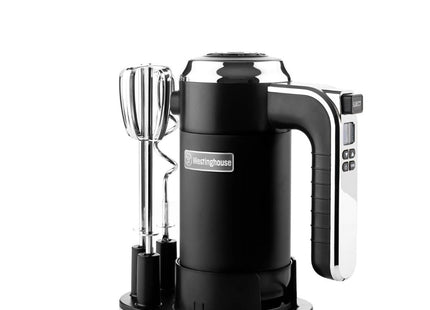 Westinghouse WKHM250BK Batidora de Mano Retro Negra con 6 Velocidades y Función Turbo