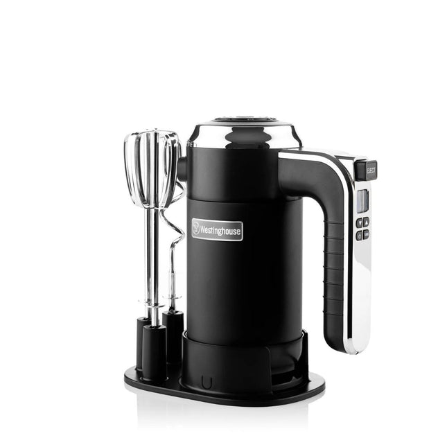 Westinghouse WKHM250BK Batidora de Mano Retro Negra con 6 Velocidades y Función Turbo