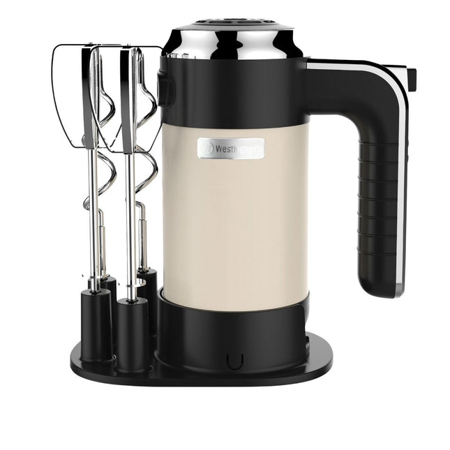 Westinghouse WKHM250WH Batidora de Mano Retro Color Champán con 6 Velocidades y Función Turbo