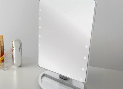 Westinghouse WH1115 Espejo de Maquillaje LED con 22 Luces Regulables, Pantalla Táctil y Rotación 360°