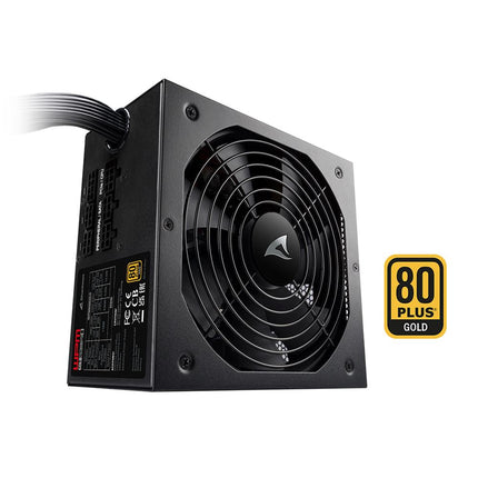Fuente de Poder Sharkoon WPM Gold Zero 650W | 80 Plus Gold | Semimodular | Ventilador 135mm | Tecnología Zero RPM