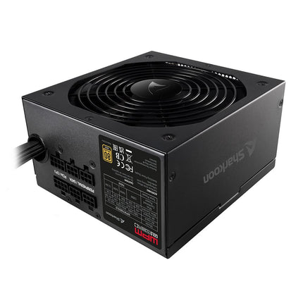 Fuente de Poder Sharkoon WPM Gold Zero 650W | 80 Plus Gold | Semimodular | Ventilador 135mm | Tecnología Zero RPM