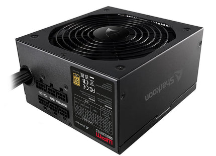 Fuente de Poder Sharkoon Shark WPM Gold Zero 750W | 80 Plus Gold | 750W | Semimodular | Negro