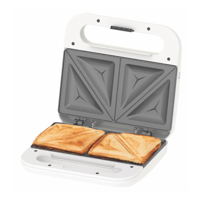 Sandwichera Westinghouse WKSMSL103 Blanca | 2 panes | Placas antiadherentes | Diseño compacto
