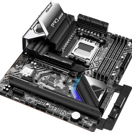Tarjeta Madre ASRock X670E PRO RS DDR5 | ATX | AM5 | DDR5 hasta 6600+ MHz | PCIe 5.0 | Wi-Fi (según modelo)
