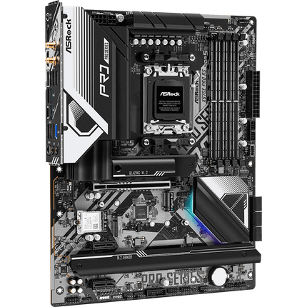 Tarjeta Madre ASRock X670E PRO RS DDR5 | ATX | AM5 | DDR5 hasta 6600+ MHz | PCIe 5.0 | Wi-Fi (según modelo)