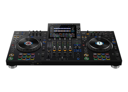 Pioneer DJ XDJ-AZ detalle de jog wheels de 206 mm y sección de mezcla