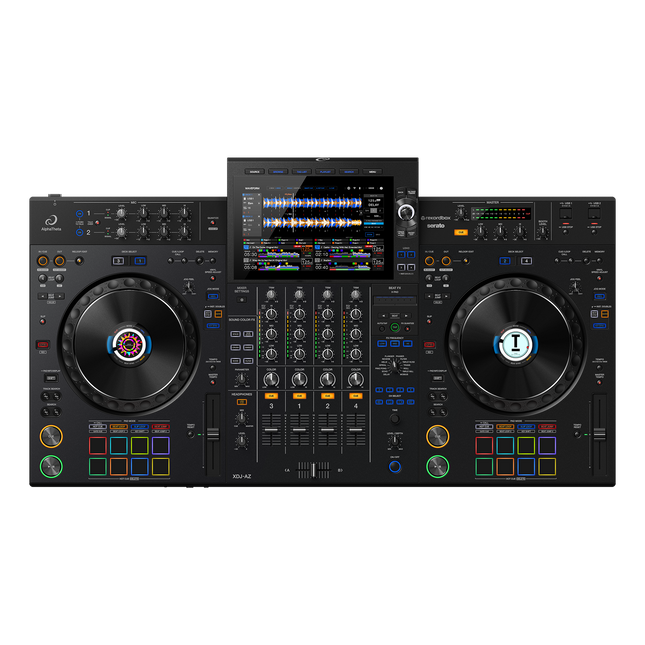 Pioneer DJ XDJ-AZ vista frontal del sistema DJ todo en uno de 4 canales