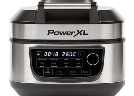 Freidora de Aire con Parrilla Power XL MFC-AF-6C-LA | 6QT | 12 en 1 | Digital