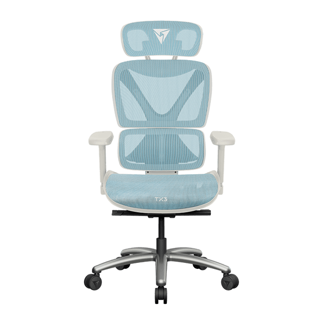 ThunderX3 XTC Chroma Silla Ergonómica de Oficina Azul y Blanca TEGC-3073102.B1