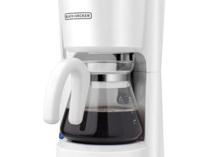 Cafetera Black+Decker CM0701W | 5 Tazas | 650 W | Filtro Permanente | Sneak‑A‑Cup™