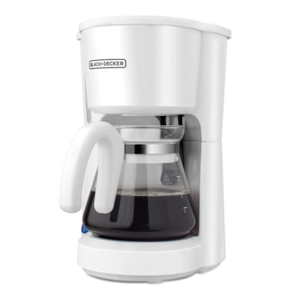 Cafetera Black+Decker CM0701W | 5 Tazas | 650 W | Filtro Permanente | Sneak‑A‑Cup™