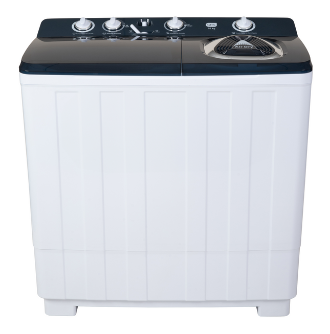 GRS GLTT20W Lavadora Semiautomática de 20 kg con Doble Tina y 2 Modos de Lavado