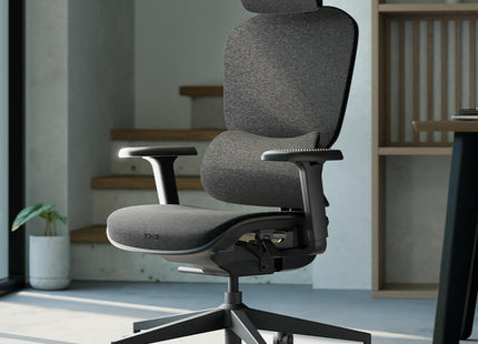 ThunderX3 YTC Loft Silla Ergonómica de Oficina Gris Oscuro con Ajuste 8D