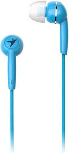 Audífono Genius HS-M320 | Alámbrico | Jack 3.5mm | Micrófono Integrado | Celeste