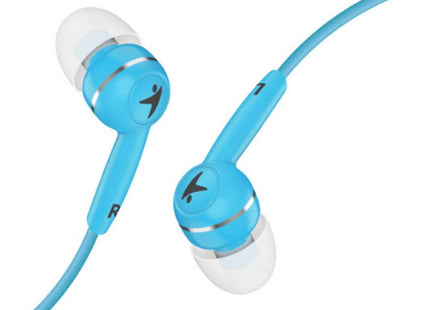 Audífonos intrauditivos Genius HS-M320 azul con almohadillas silicona incluidas