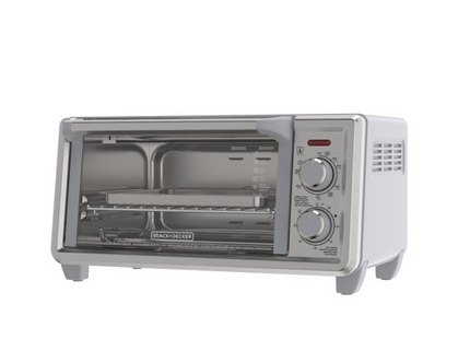 Horno Tostador Black+Decker TO4120‑1SDLA | 30 L (4 Rebanadas) | 1150 W | Convección Natural | 4 Funciones | Acero Inoxidable