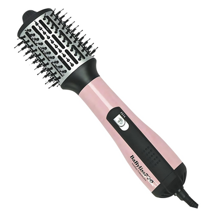 Cepillo Capilar BaByliss Hot Air Styling Brush Rose 2.5 Edición | Para dar forma y volumen con estilo elegante