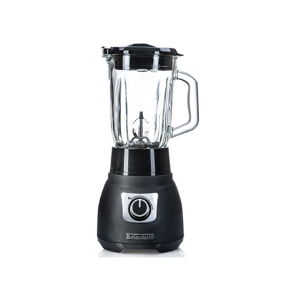 Licuadora Black+Decker BL1670S Cyclone | 1000 W | 2 Velocidades + Pulso | Jarra Vidrio 1.5 L | 8 Cuchillas Acero Inoxidable | Negra