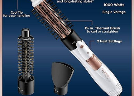Conair Cepillo de Aire Double Ceramic 3 en 1 1000W, BC171N