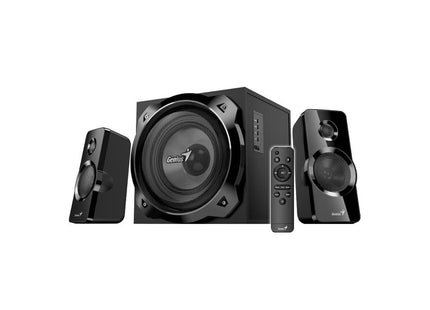 Parlantes Genius RS2 SW-2.1 1850BT | Sistema de Sonido | Subwoofer | 50W RMS | Bluetooth 5.3 | RCA | Óptica