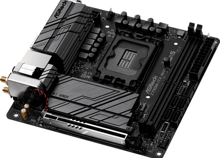 Tarjeta Madre ASRock Z790M-ITX WiFi DDR5 | Mini ITX | LGA 1700 | DDR5 hasta 7200+ MHz | WiFi 6E