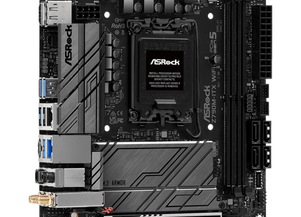 Tarjeta Madre ASRock Z790M-ITX WiFi DDR5 | Mini ITX | LGA 1700 | DDR5 hasta 7200+ MHz | WiFi 6E
