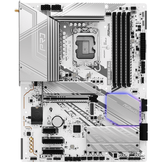Tarjeta Madre ASRock Z890 PRO RS WIFI DDR5 | ATX | LGA 1851 | DDR5 hasta 8000+ MHz | Wi-Fi 6E | PCIe 5.0
