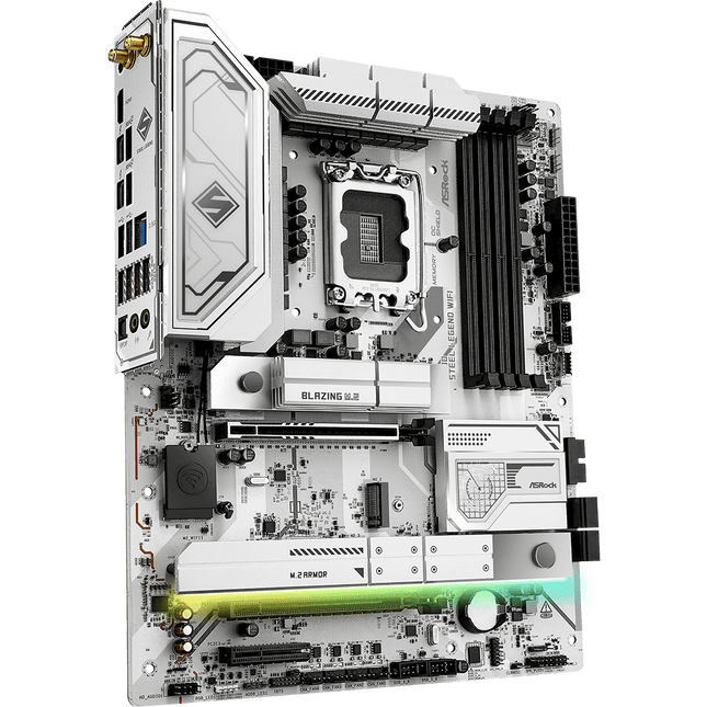 Tarjeta Madre ASRock Z890 STEEL LEGEND WIFI DDR5 | ATX | LGA 1851 | DDR5 hasta 8000+ MHz | Wi-Fi 6E | PCIe 5.0
