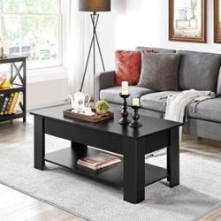 Kenneth Cole mesa de centro  cubierta color negro y caf‚ oscuro -KCWD2022058-BR