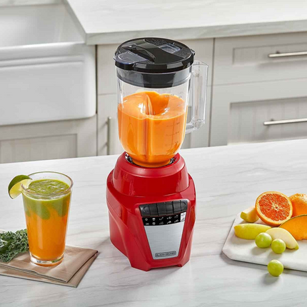 Black+Decker licuadora ice crush 700W-Vaso Plast- Roja - BL0877-1RDLA