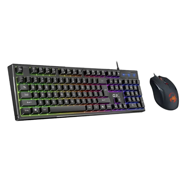 Teclado y Mouse Gaming Genius Scorpion KM-GX6 | Español | Iluminación RGB | Conexión USB